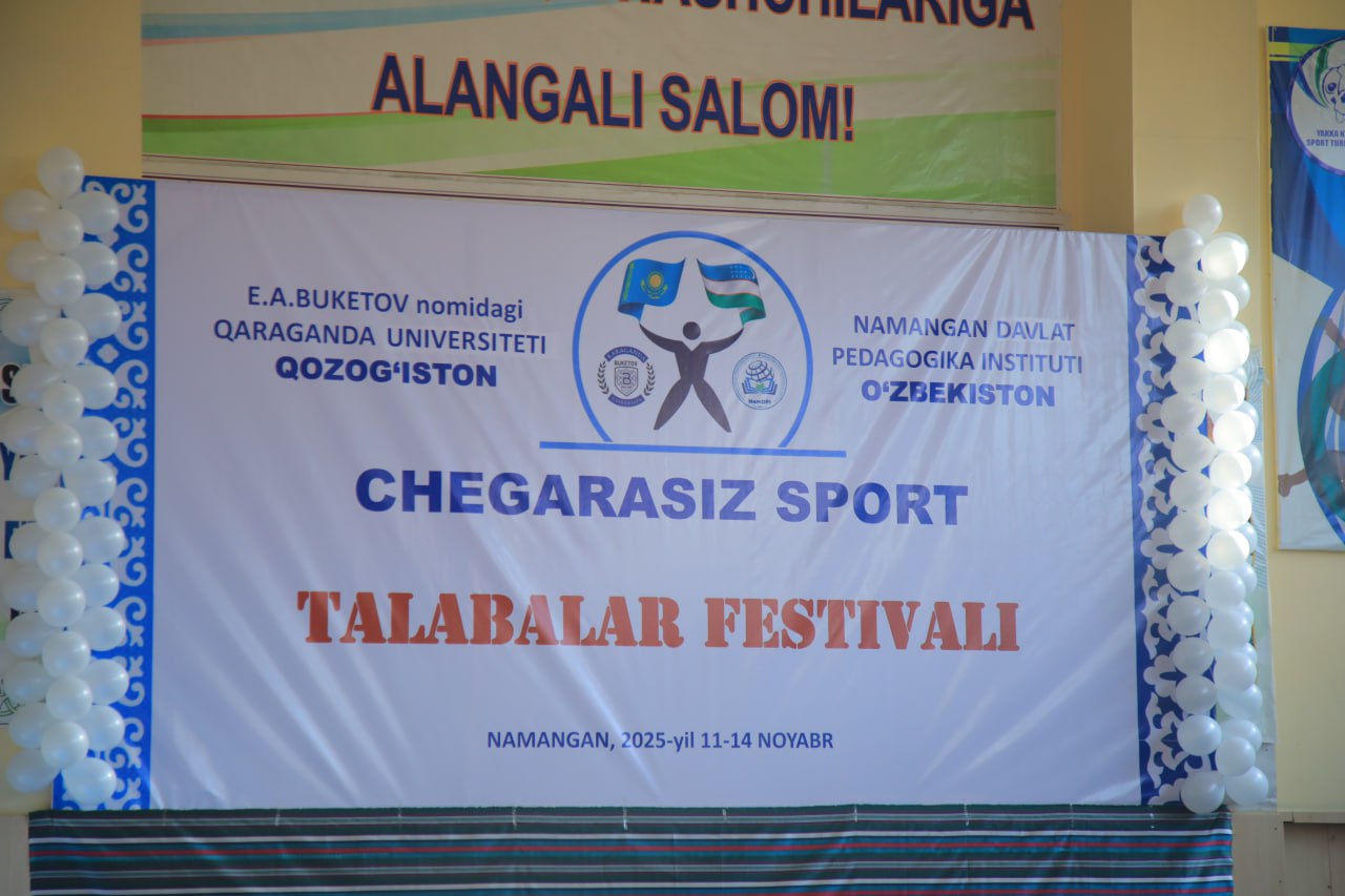 CHEGARASIZ SPORT – xalqaro talabalar festivali davom etmoqda!