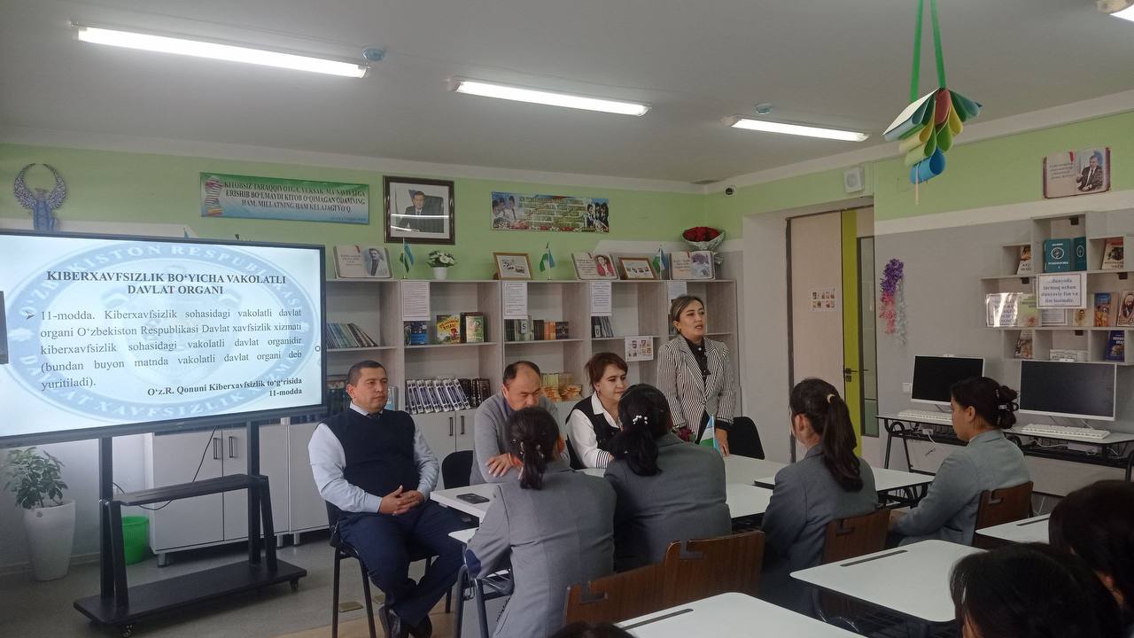 Ijtimoiy fanlar fakulteti Falsafiy va tarixiy fanlari kafedrasi tomonidan Mingbuloq tumanidagi ixtisoslashgan maktabning 10–11-sinf o‘quvchilari ishtirokida ma’naviy-ma’rifiy uchrashuv o‘tkazildi.