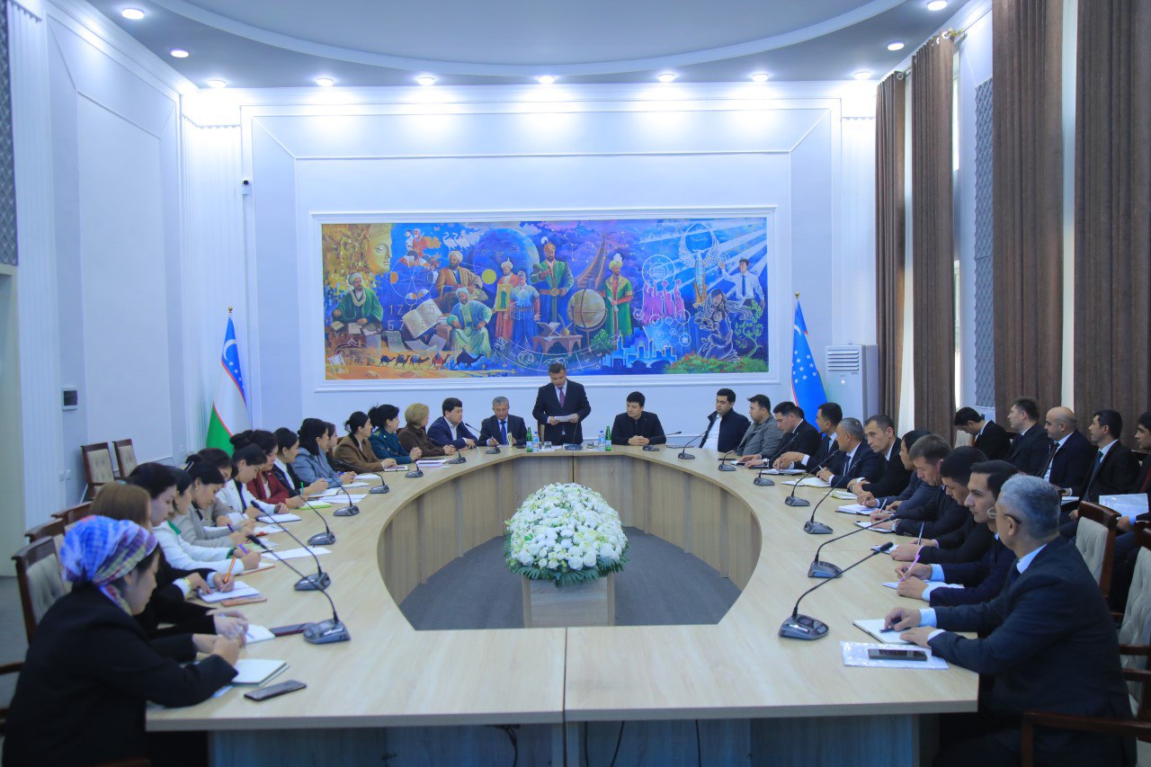 Namangan davlat pedagogika institutida Respublika ishchi guruhi vakillari tomonidan ma’naviy-ma’rifiy ishlar faoliyatini tahlil qilindi
