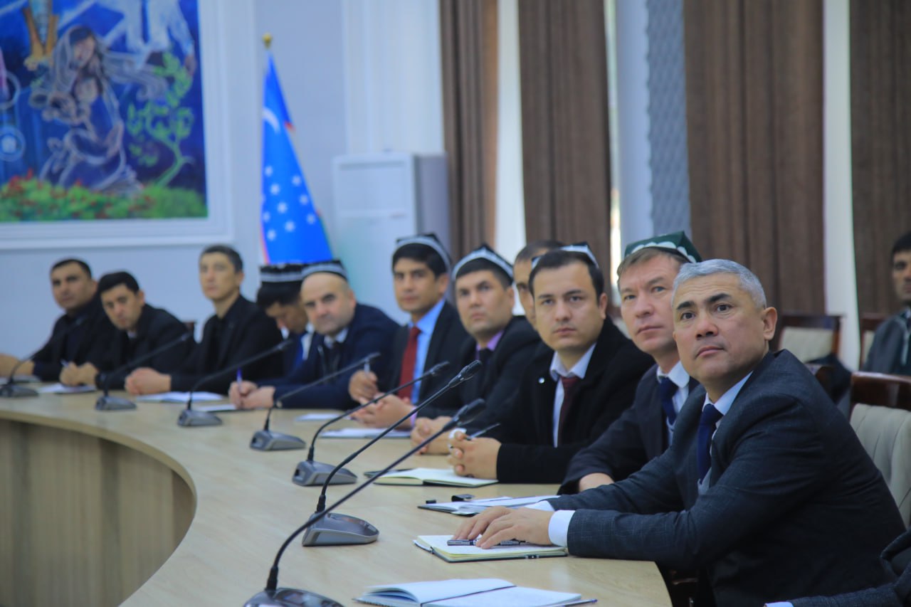 NamDPI rahbar va xodimlari hamda professor-oʻqituvchilari navbatdagi "Siyosiy-ma’rifat soati"da ishtirok etdi.