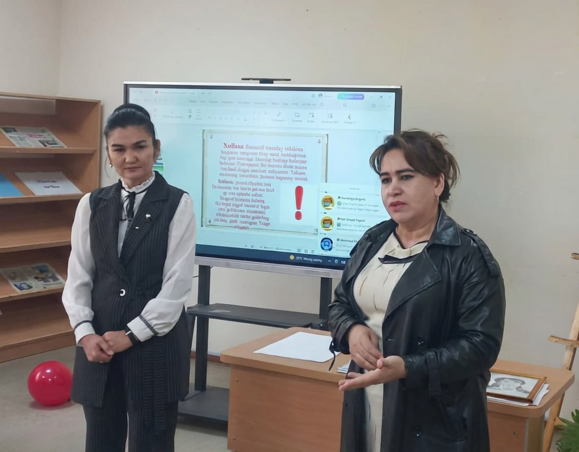 “Tafakkur va uning shakllari. Argumentatsiya tanqidiy fikrlash asosi sifatida” mavzusida ochiq seminar mashg‘uloti o‘tkazildi.