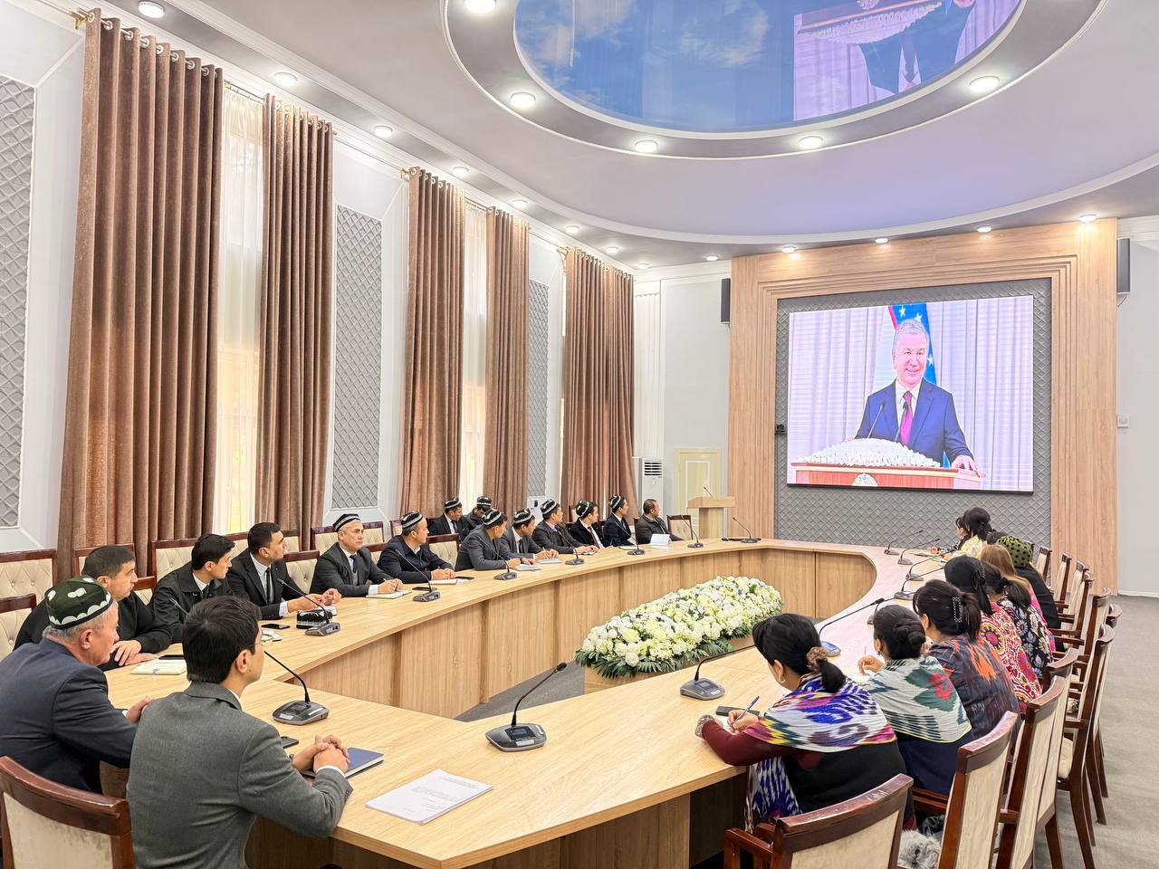 Namangan davlat pedagogika instituti rahbar va xodimlari hamda professor-oʻqituvchilari navbatdagi "Siyosiy-ma’rifat soati"da ishtirok etdi