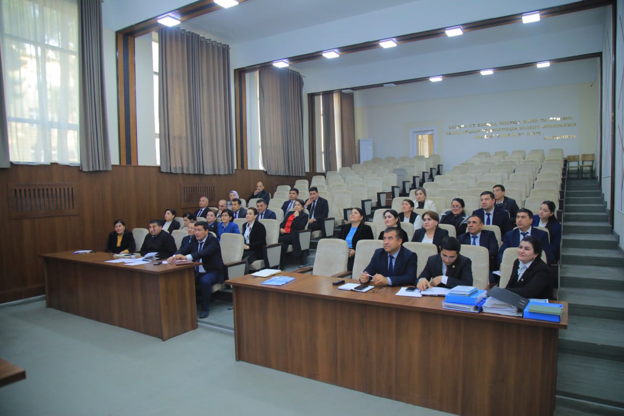 Namangan davlat pedagogika institutida navbatdagi Kengash yig‘ilishi bo‘lib o‘tdi