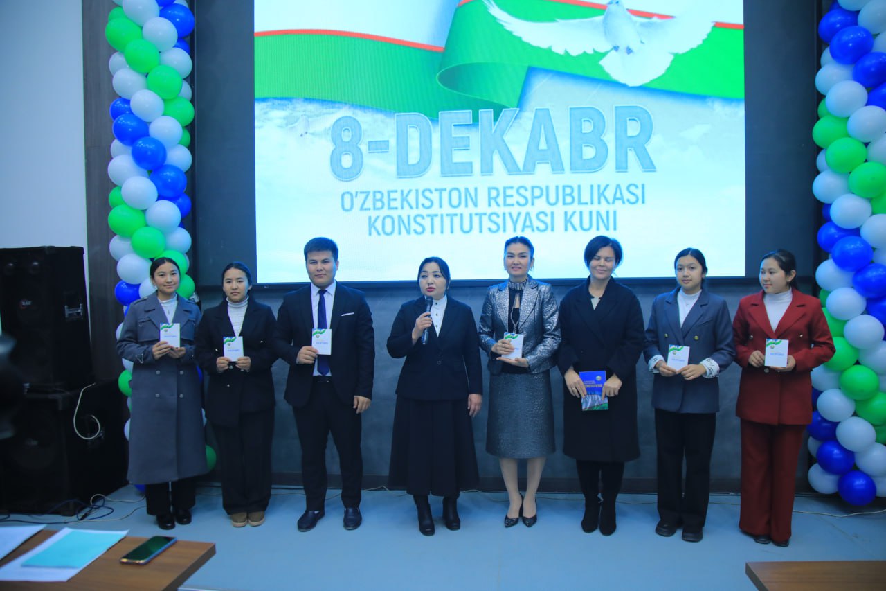“Konstitutsiya — inson qadri, erkinlik, tenglik va adolat garovi!”