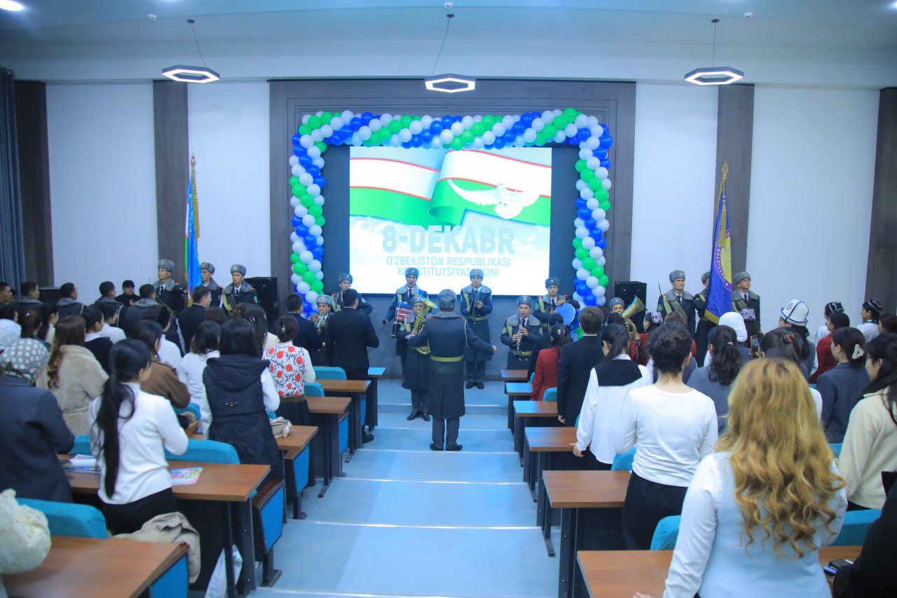 “Konstitutsiya — inson qadri, erkinlik, tenglik va adolat garovi!”