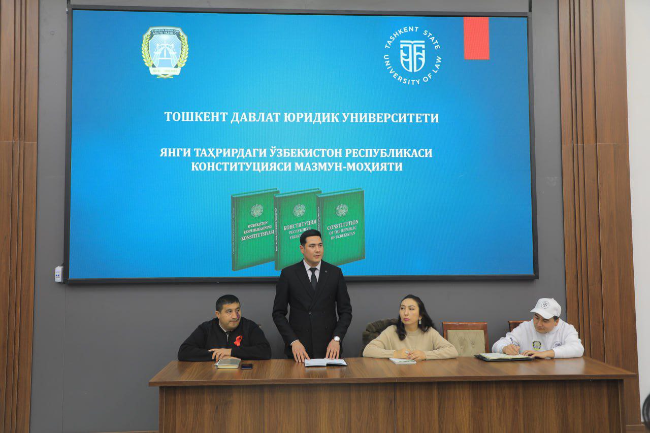“Konstitutsiya — inson qadri, erkinlik, tenglik va adolat garovi!”