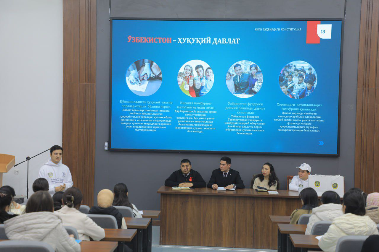 “Konstitutsiya — inson qadri, erkinlik, tenglik va adolat garovi!”