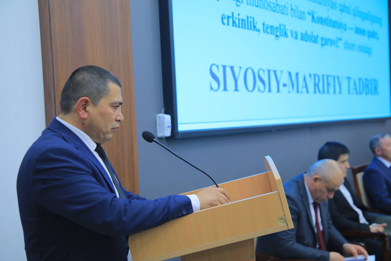 Yoshlar va ma'ruzachilarning erkin muloqoti