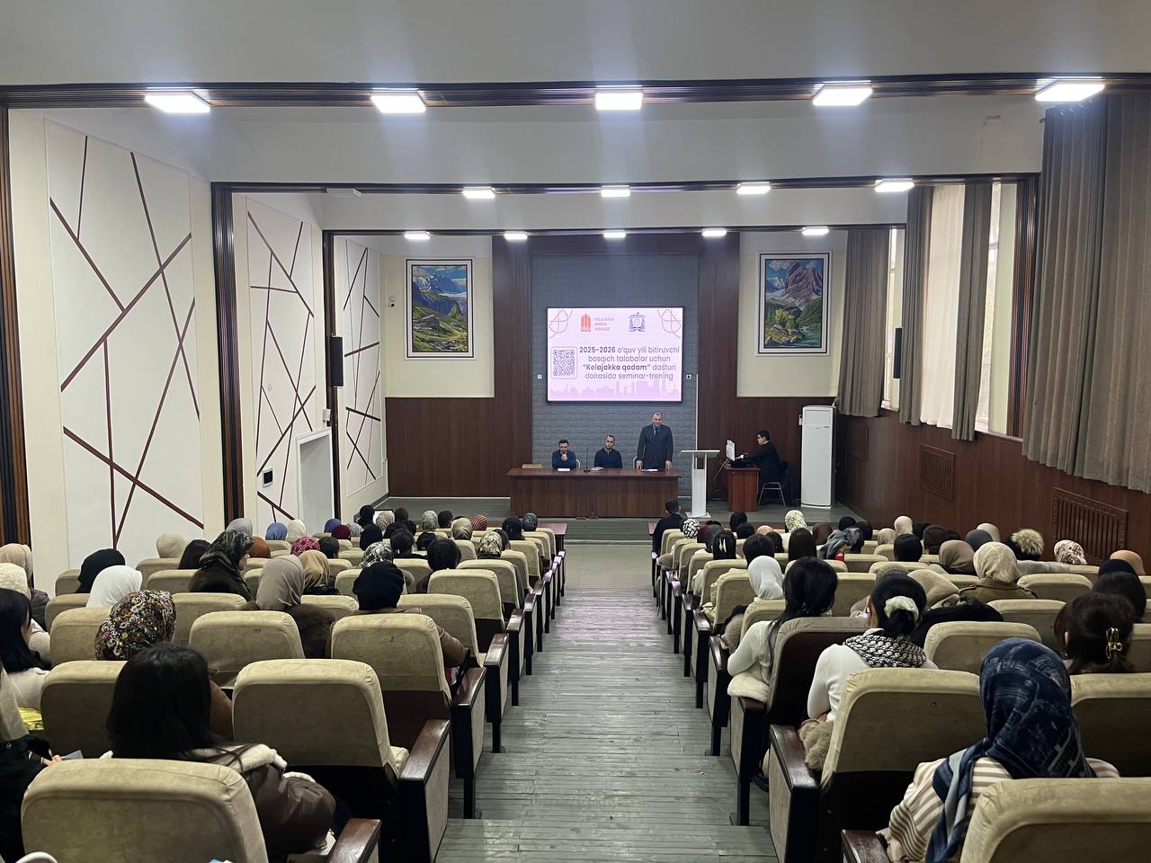 "Kelajakka qadam” — talaba-yoshlar uchun manfaatli loyiha