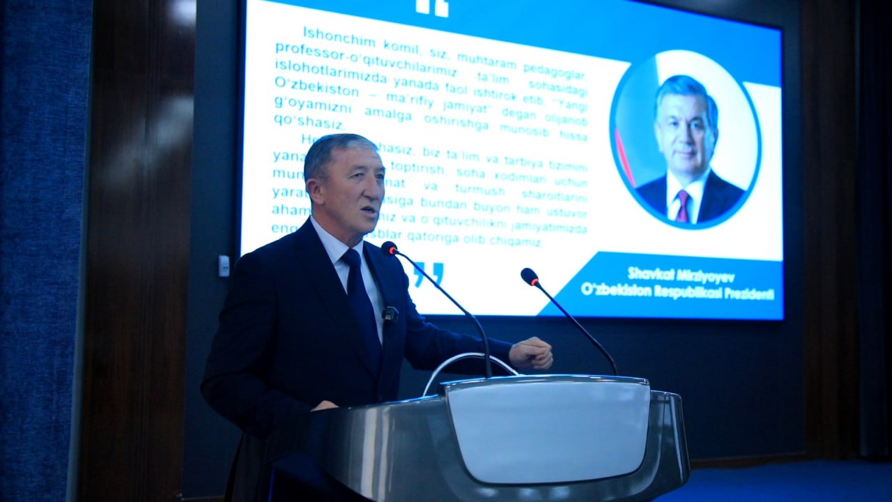 NAMDPI REKTORI INSTITUT JAMOASIGA HISOBOT BERDI