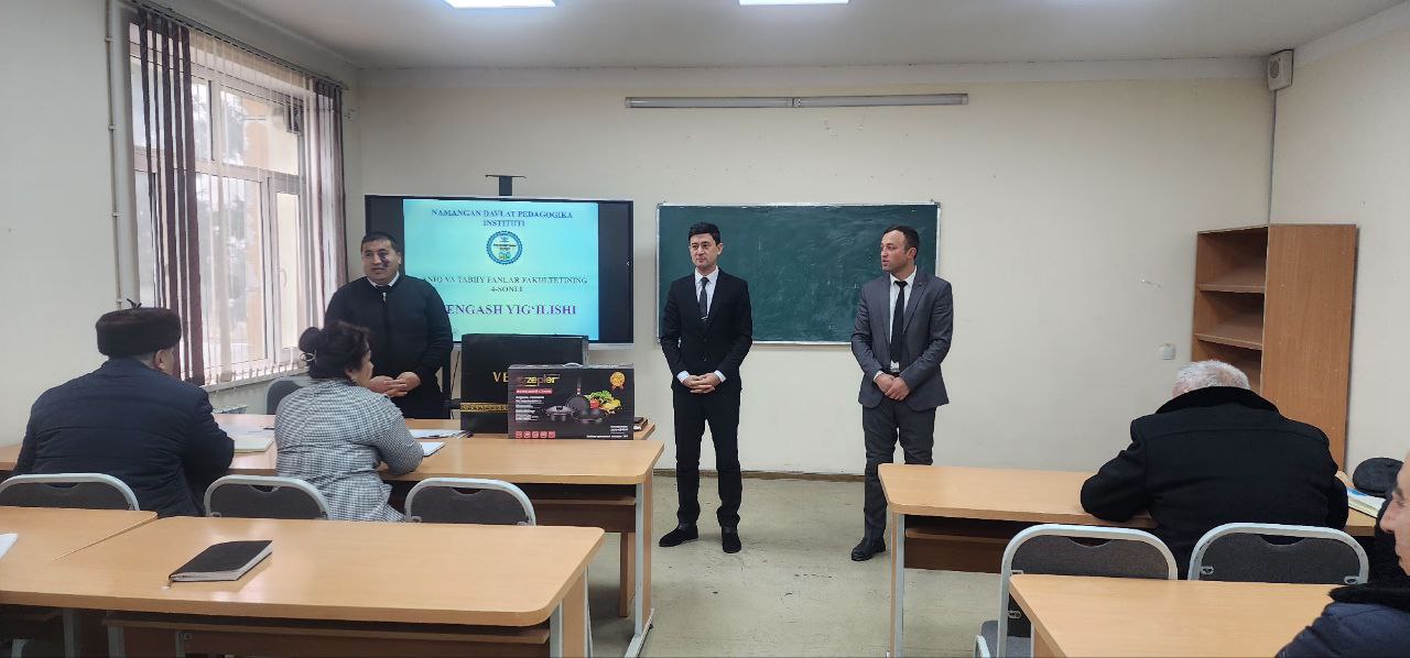 Aniq va tabiiy fanlar fakulteti dekani T. Abdullayev raisligida fakultet Kengashining 4-sonli yig‘ilishi bo‘lib o‘tdi.