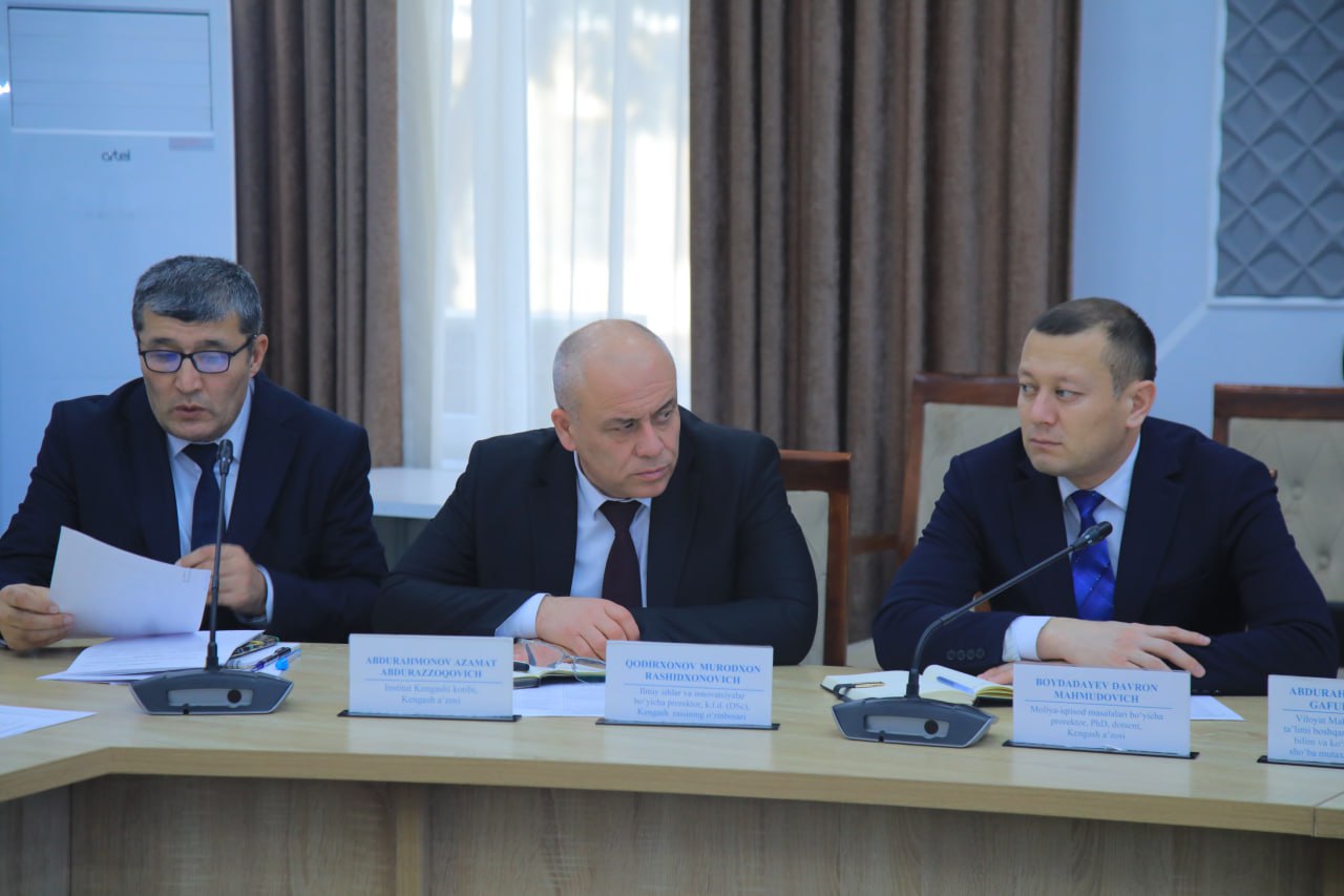 Namangan davlat pedagogika institutida navbatdagi Kengash yig‘ilishi bo‘lib o‘tdi