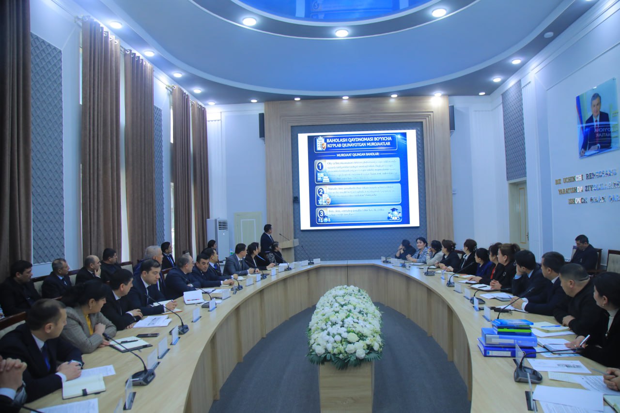 Namangan davlat pedagogika institutida navbatdagi Kengash yig‘ilishi bo‘lib o‘tdi