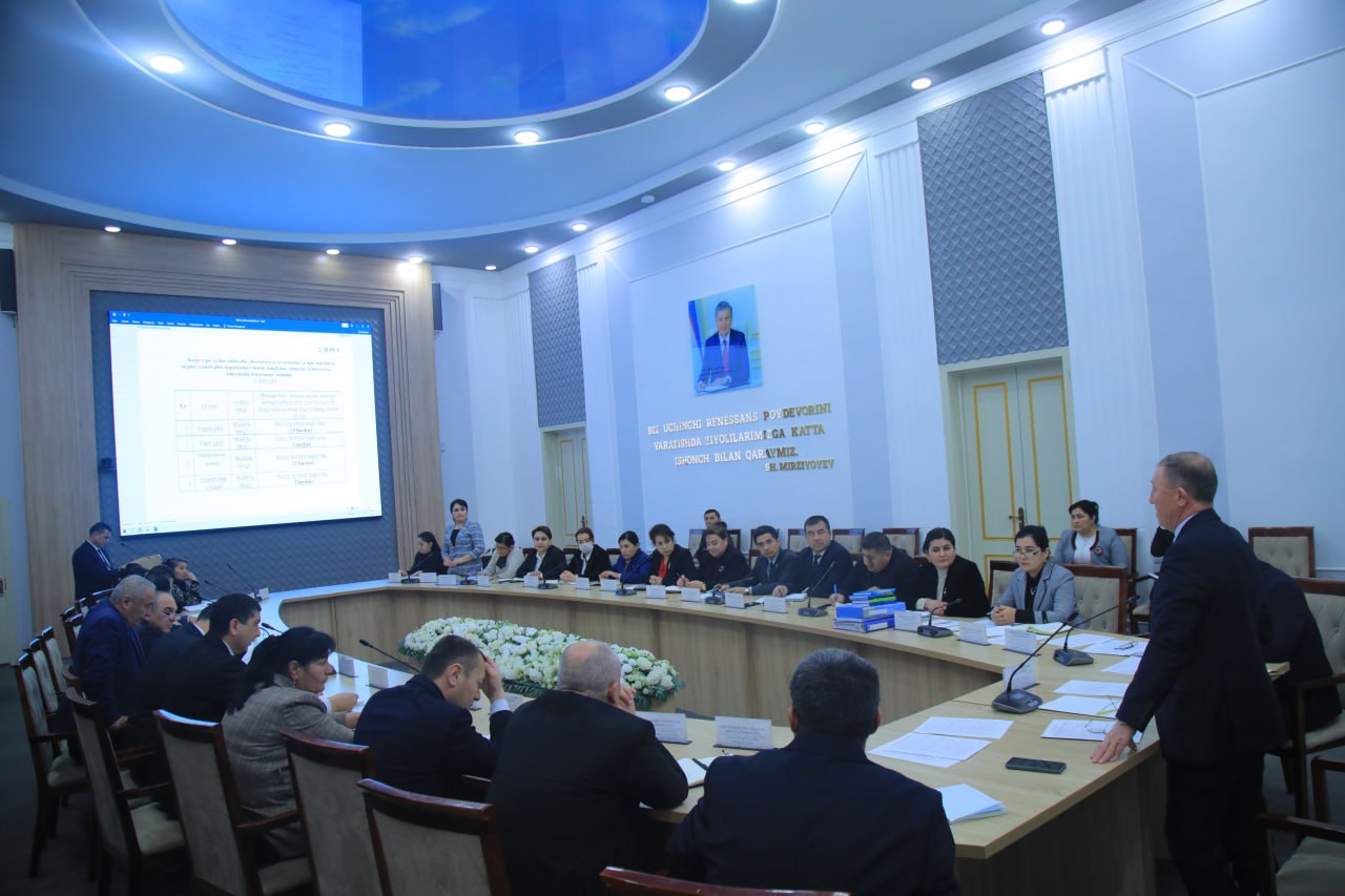 Namangan davlat pedagogika institutida navbatdagi Kengash yig‘ilishi bo‘lib o‘tdi