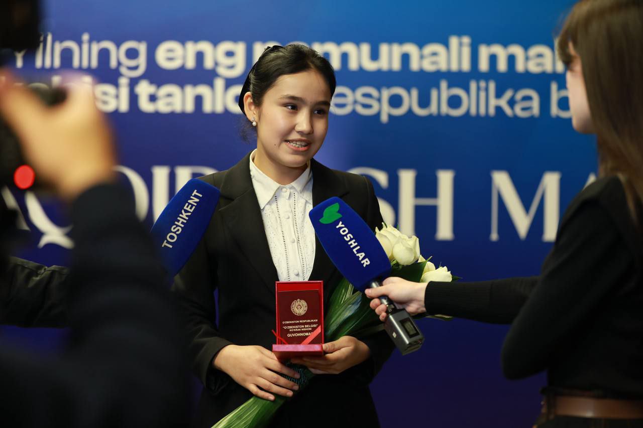 NAMDPI TALABASI “O‘ZBEKISTON BELGISI” KO‘KRAK NISHONI SOHIBASI BO‘LDI!