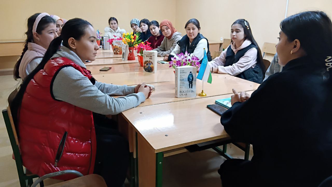 Namangan davlat pedagogika instituti talabar turar joyida talabarning bo'sh vaqtini mazmunli tashkil etish, kitobxonlikmadaniyatini yanada kengroqtarg'ib qilish maqsadida "Mutolaa vaqti" loyihasi o'tkazildi.