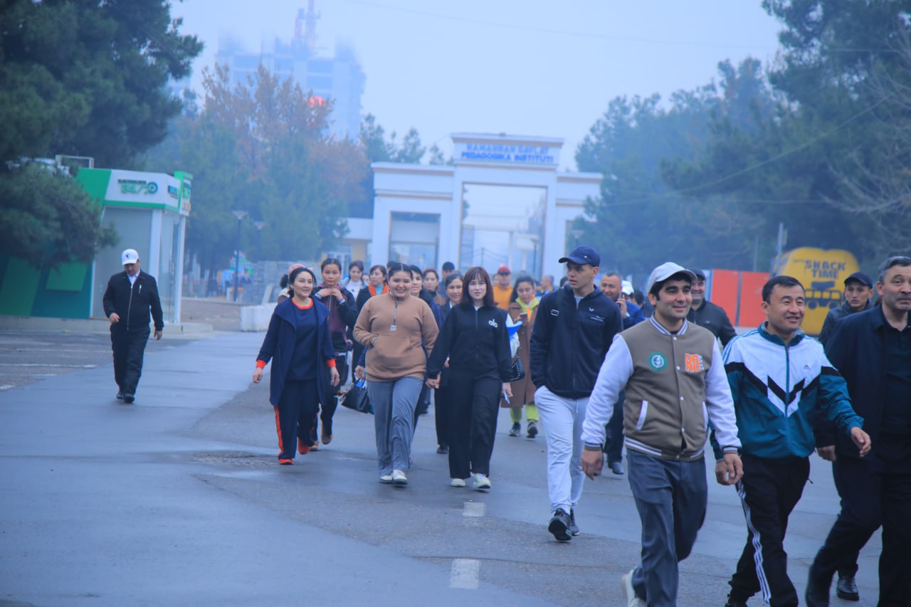 SALOMATLIK UCHUN 5000 QADAM AKSIYASI !