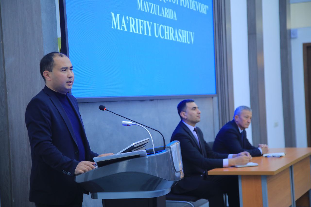 “Inson qadri va huquqlarining ustuvorligi — taraqqiyot poydevori” mavzularida ma’rifiy uchrashuv o‘tkazildi.