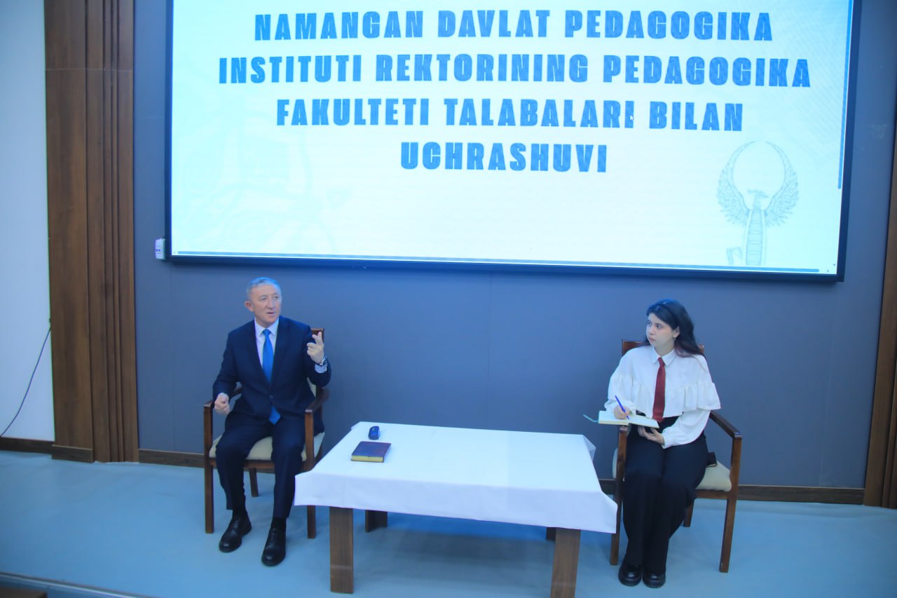 "Yoshlar kuni" doirasida" Rektor va yoshlar uchrashuvi" tashkil etildi