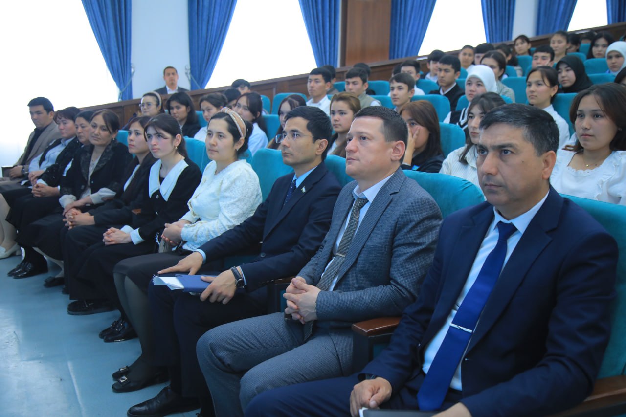 Yoshlar kuni doirasida rektor va yoshlar uchrashuvi bo‘lib o‘tdi