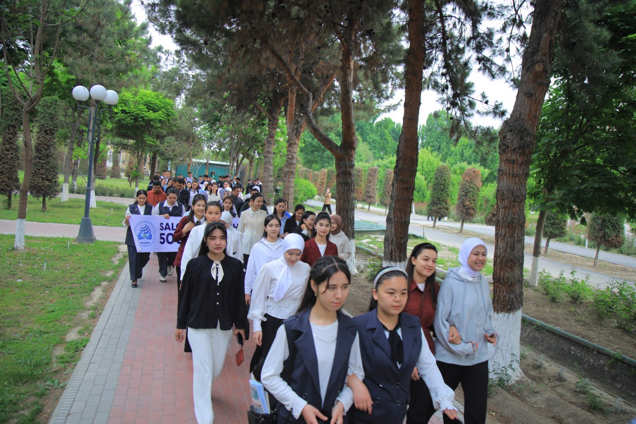 Salomatlik uchun 5000 qadam aksiyasi davom etmoqda