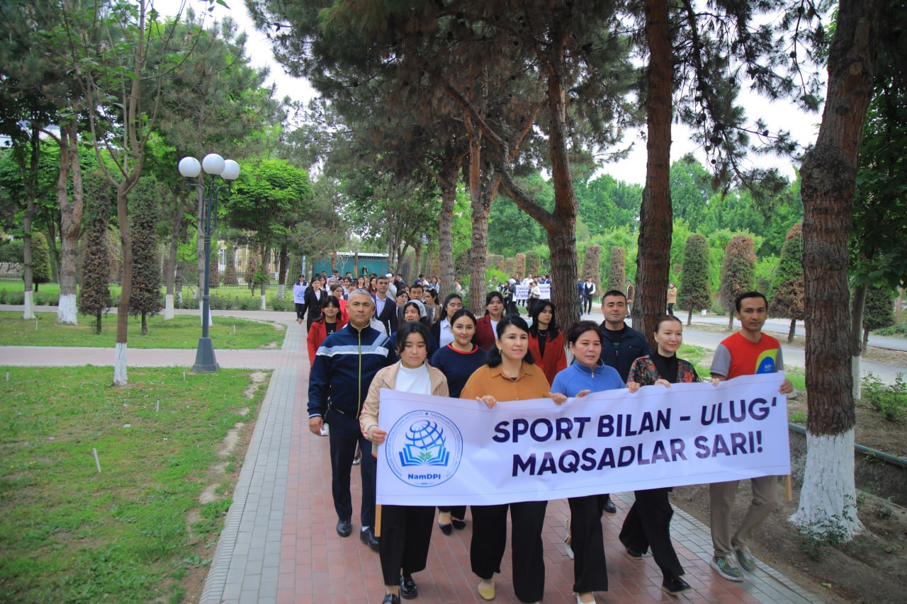 Salomatlik uchun 5000 qadam aksiyasi davom etmoqda