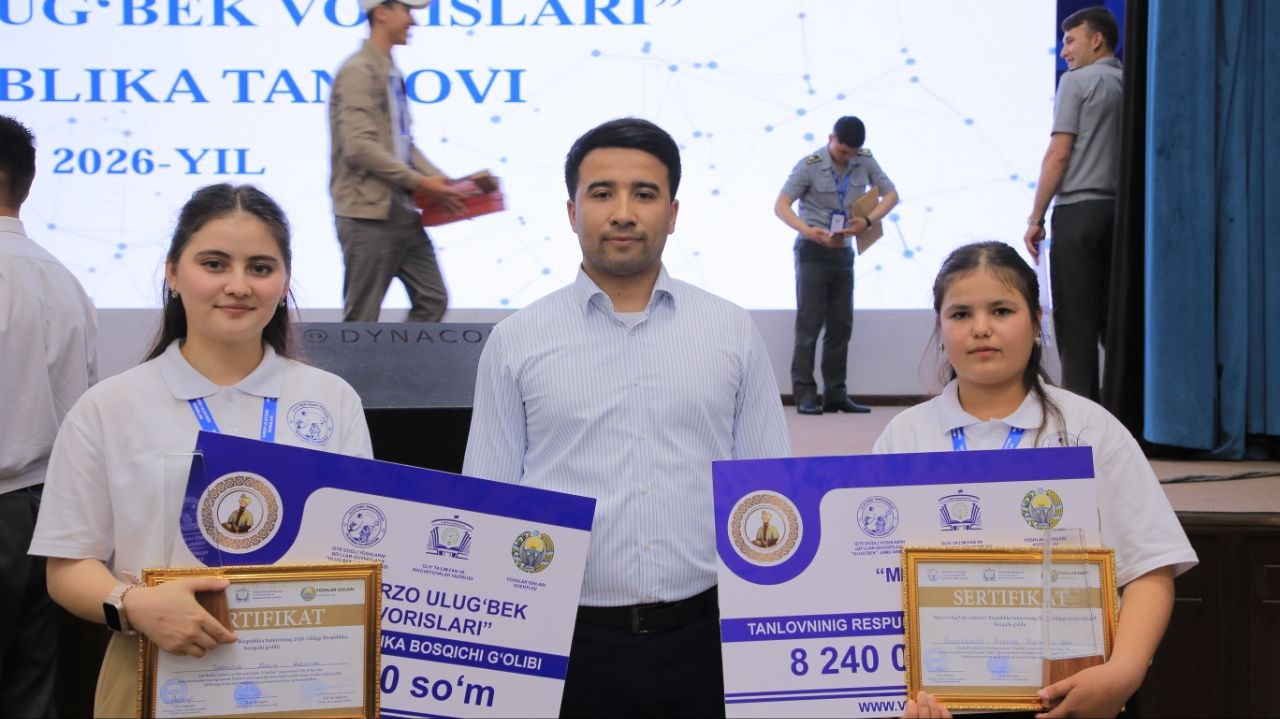 “Mirzo Ulug‘bek vorislari” tanlovi yakunlandi: iqtidorli talabalarimiz g‘oliblar safida