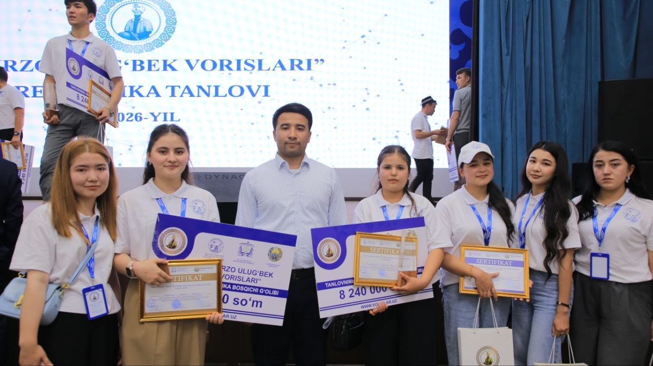 “Mirzo Ulug‘bek vorislari” tanlovi yakunlandi: iqtidorli talabalarimiz g‘oliblar safida