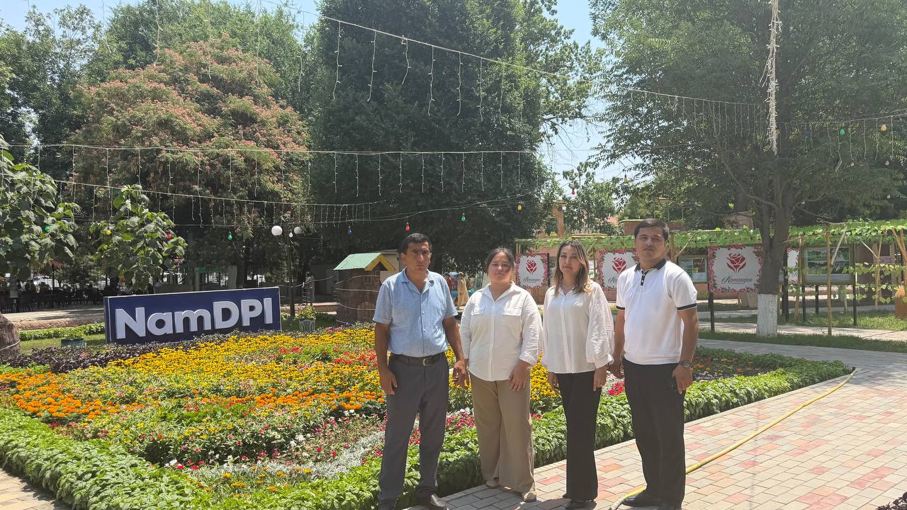 65-"Xalqaro gullar festivali"da Namangan davlat pedagogika instituti O'qitishning texnik vositalari bo'limi ham faol ishtirok etmoqda.