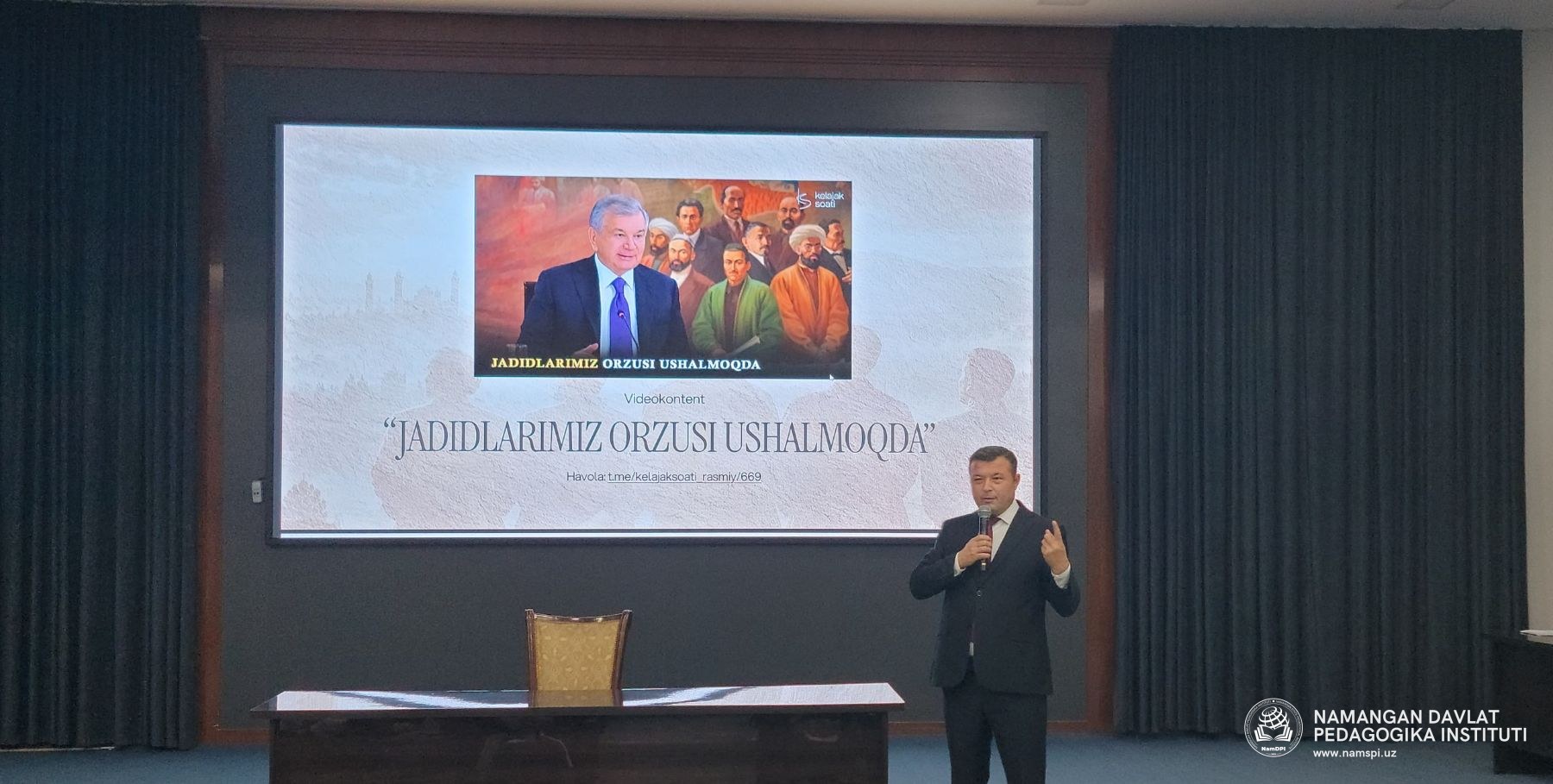 “KELAJAK SOATI” RUKNI OSTIDA “JADIDLAR. TUGALLANMAGAN HIKOYA” MAVZUSIDA “MA’RIFAT DARSI” O‘TKAZILDI