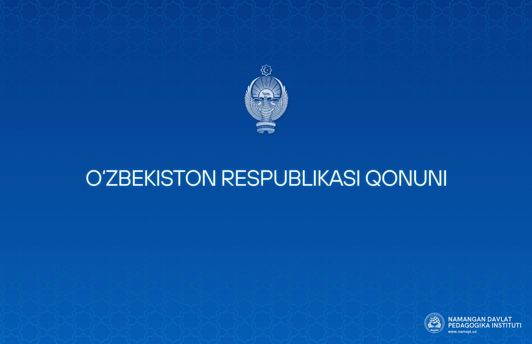 Yosh bolaga nisbatan zo‘ravonlikka aslo toqat qilib bo‘lmaydi, jazo esa muqarrar va murosasiz bo‘lishi shart. O‘zbekiston Prezidenti birdaniga 5 ta kodeks va 6 ta qonunga o‘zgartirishlar kiritishni nazarda tutuvchi qonunni imzoladi.