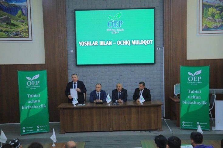 Namangan davlat pedagogika institutida ochiq muloqot: ekologiya va yoshlik masalalari muhokama markazida
