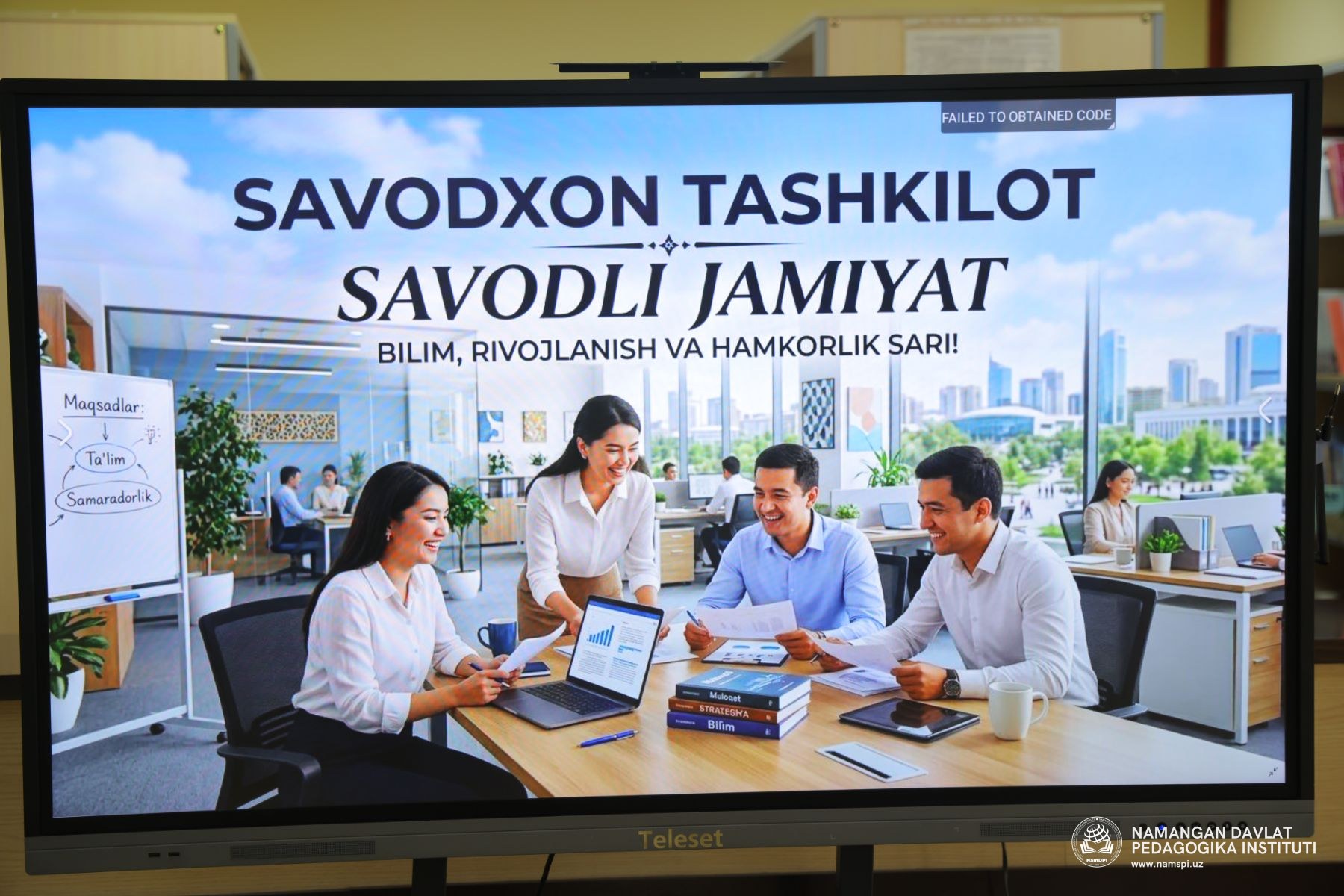 “Savodxon tashkilot — savodli jamiyat” shiori ostida ommaviy diktant oʻtkazildi