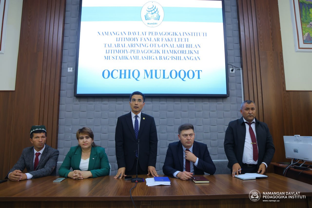 NAMDPIda OTA-ONALAR YIG‘ILISHI TASHKIL ETILDI