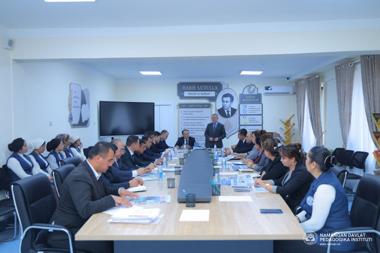 A memorandum of mutual cooperation was signed between Namangan State Pedagogical Institute and the newspaper "Ta’lim tahlilchisi".
