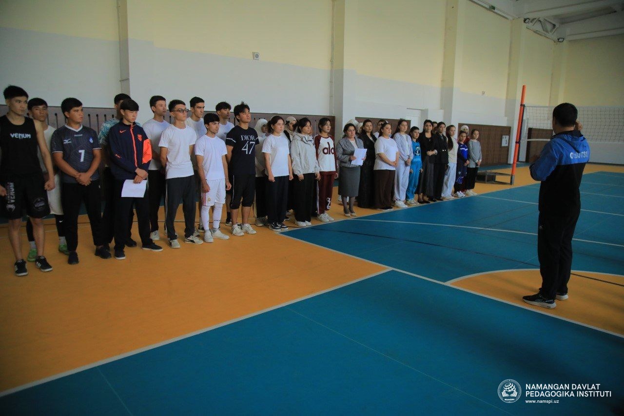 "BESH TASHABBUS OLIMPIADASI" DOIRASIDA VOLEYBOL BO‘YICHA INSTITUT BOSQICHI O‘TKAZILDI