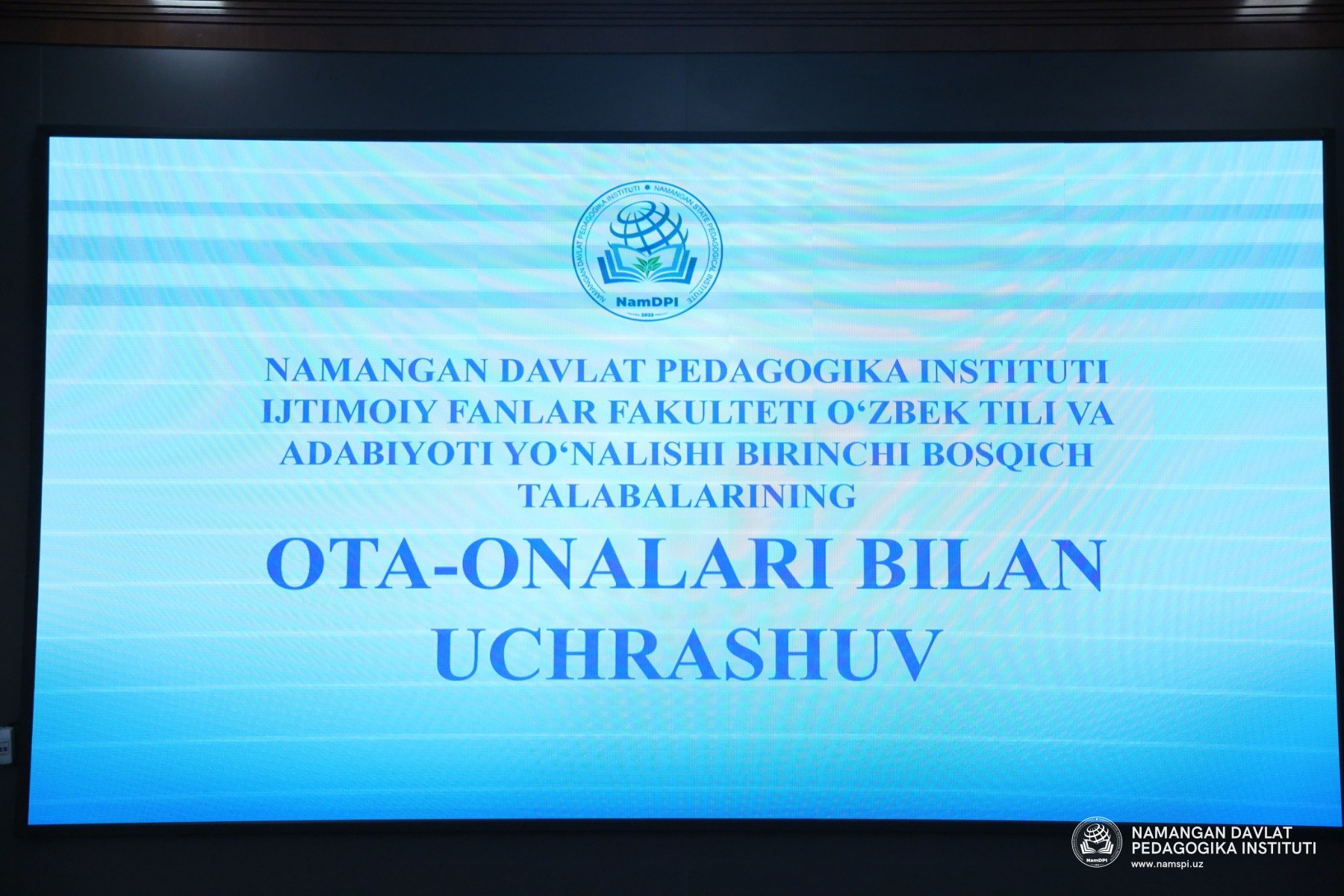 Ota-onalar bilan uchrashuv tashkil etildi