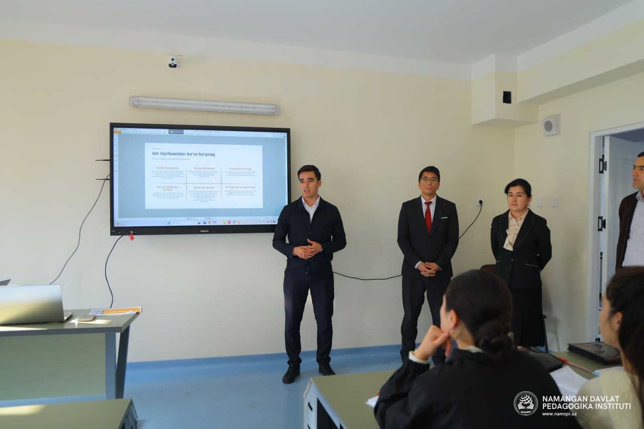 “TEACH FOR UZBEKISTAN”: BITIRUVÇI BOSQIÇ TALABALARI BILAN UÇRAŞUV