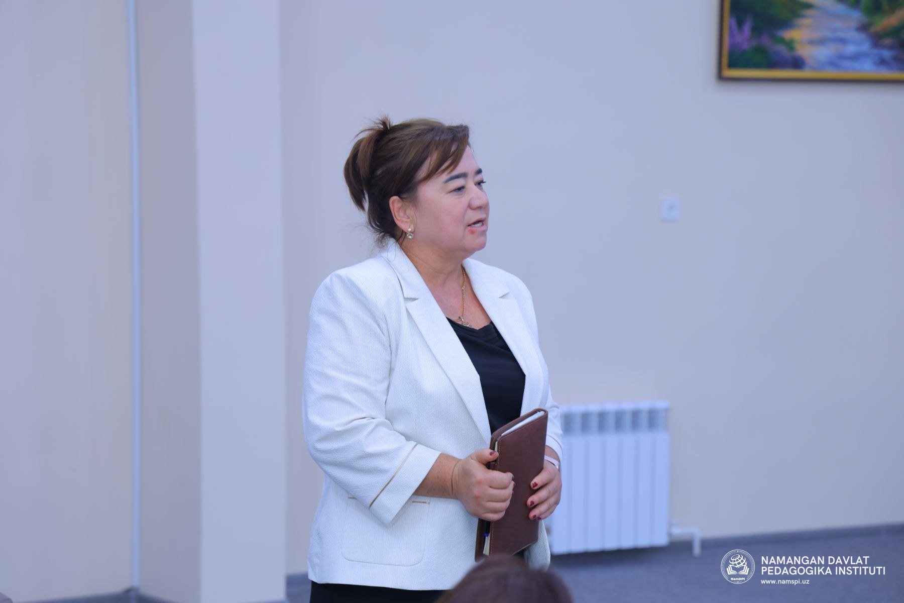 Namangan davlat pedagogika institutida “Hayot maktabi” dasturi doirasida maktab ōquvçilari uçun amaliy uçraşuv taşkil etildi