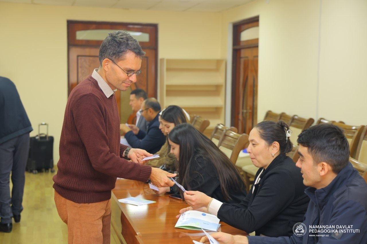 Namangan davlat pedagogika institutida DAAD bilan hamkorlik: Navbatdagi OnSET imtihonlari va ōquv seminari ōtkazildi