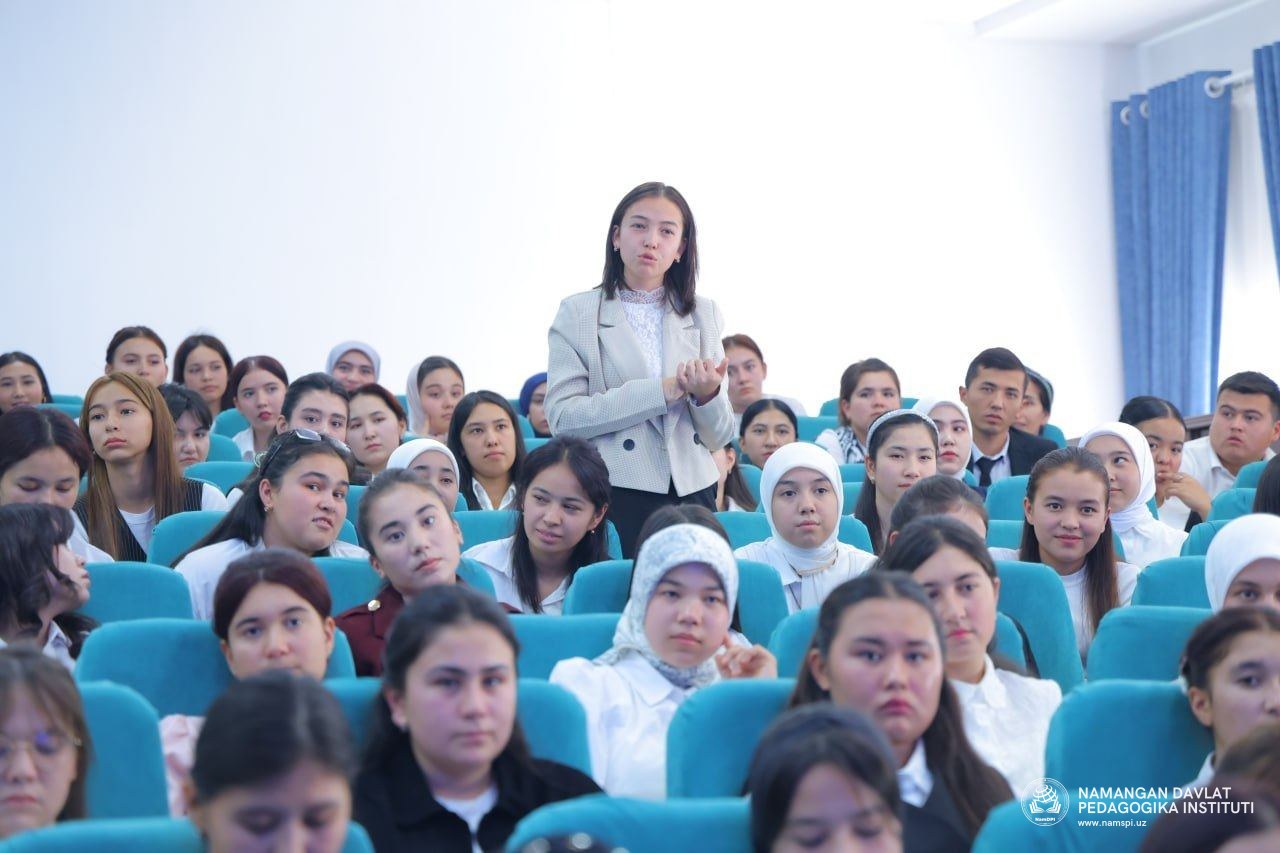 "TINCHLIK - ENG OLIY NEʼMAT" HAMDA "JAHOLATGA QARSHI MA’RIFAT" MAVZULARIDA MAʼRIFIY UCHRASHUV TASHKIL ETILDI.