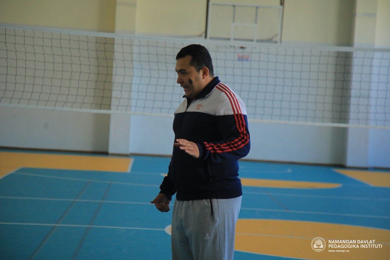 "BESH TASHABBUS OLIMPIADASI" DOIRASIDA VOLEYBOL BO‘YICHA INSTITUT BOSQICHI O‘TKAZILDI