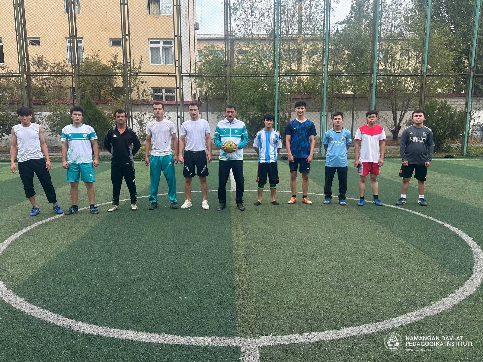 Pedagogika fakultetida Besh tashabbus doirasida futbol musobaqasi boʻlib oʻtkazildi
