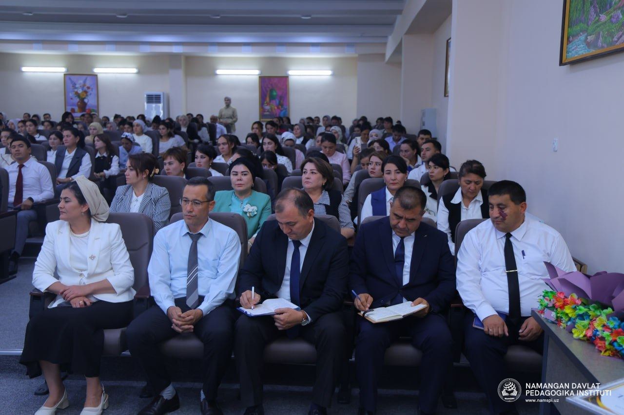 NAMANGAN DAVLAT PEDAGOGIKA INSTITUTIDA ILMIY-NAZARIY ANJUMAN O‘TKAZILDI