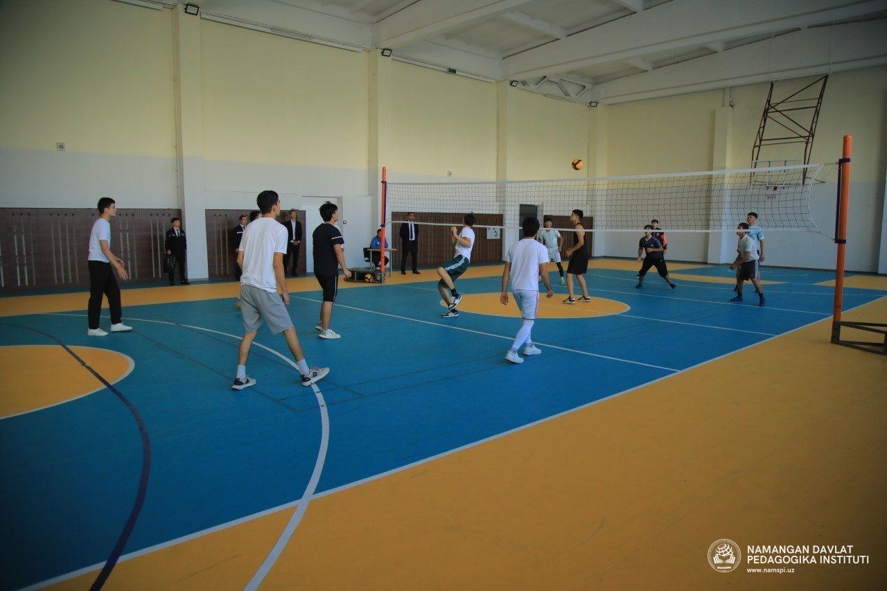 "BESH TASHABBUS OLIMPIADASI" DOIRASIDA VOLEYBOL BO‘YICHA INSTITUT BOSQICHI O‘TKAZILDI