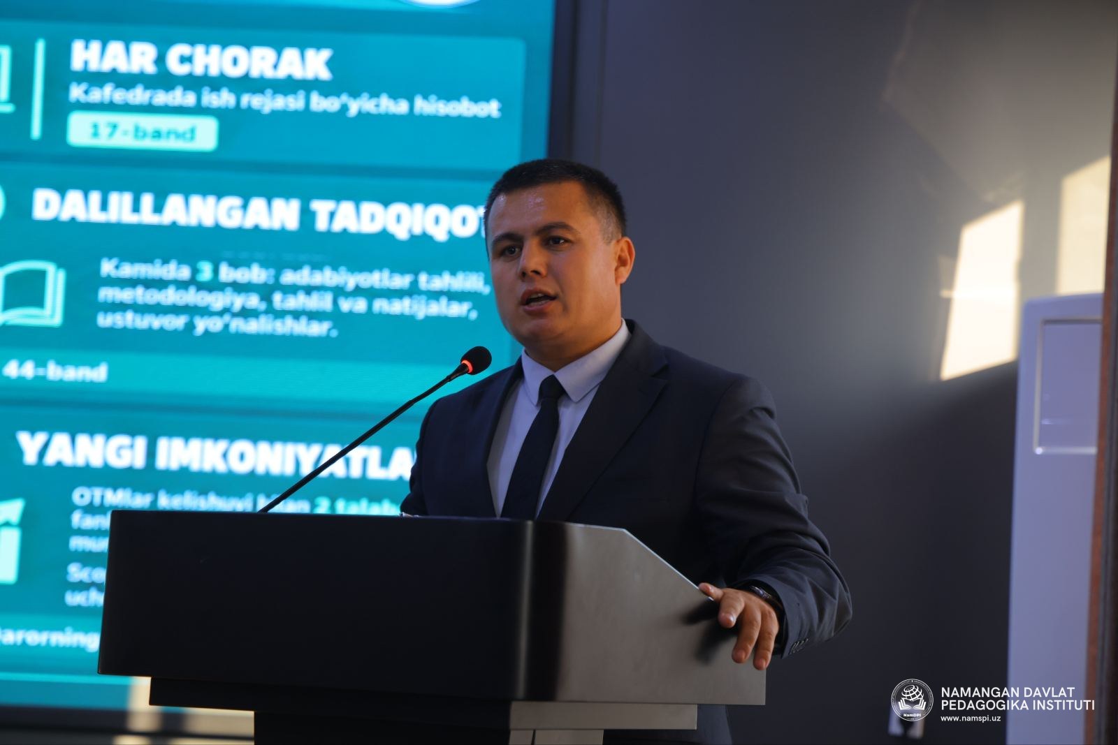 REKTOR VA MAGISTRATURA TALABALARI UCHRASHUVI BO‘LIB O‘TDI