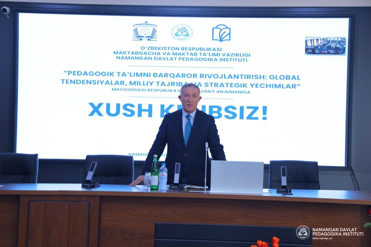 NAMANGAN DAVLAT PEDAGOGIKA INSTITUTIDA ILMIY-NAZARIY ANJUMAN O‘TKAZILDI