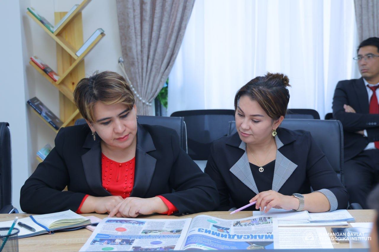 A memorandum of mutual cooperation was signed between Namangan State Pedagogical Institute and the newspaper "Ta’lim tahlilchisi".