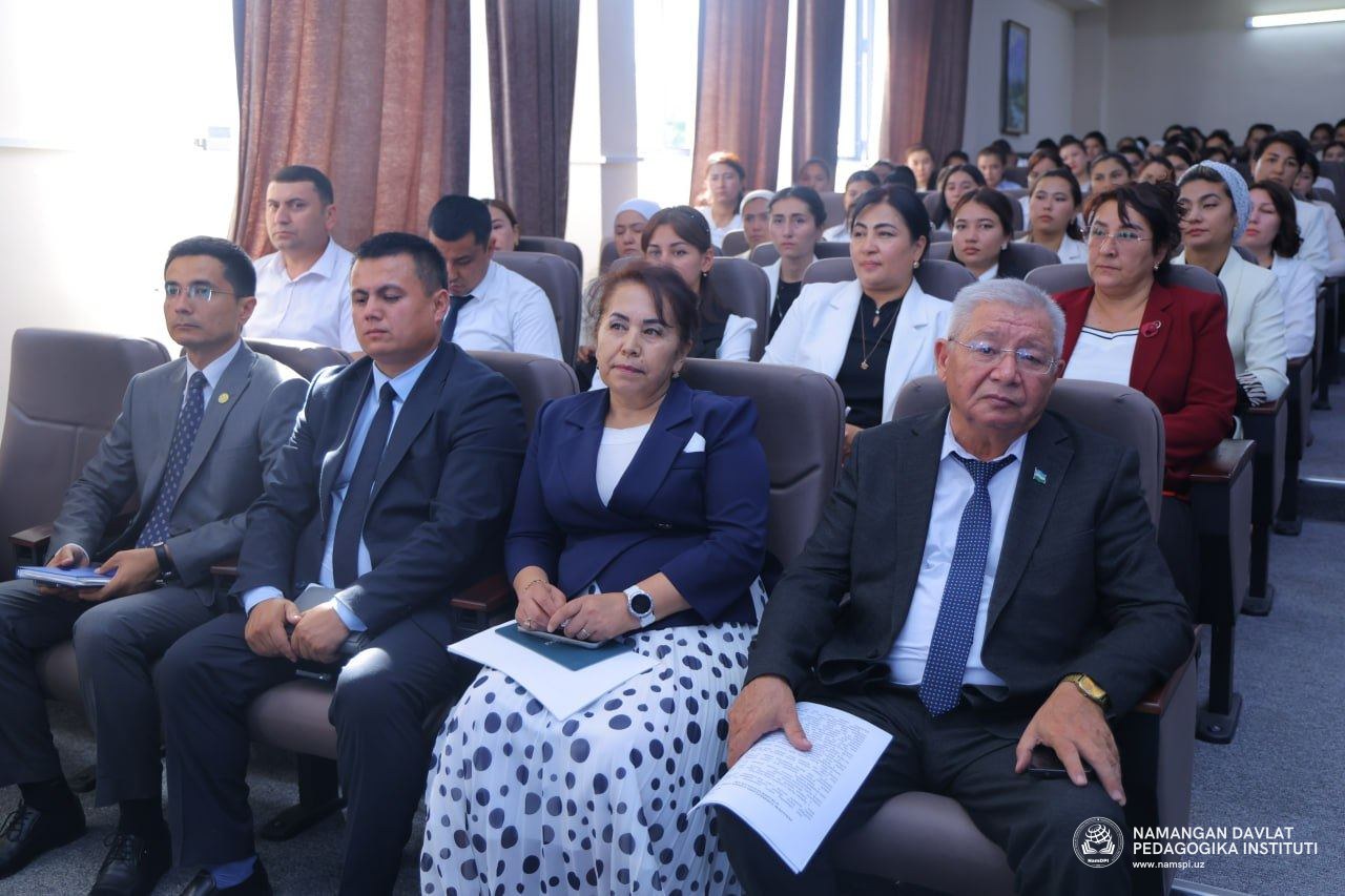 NAMANGAN DAVLAT PEDAGOGIKA INSTITUTIDA ILMIY-NAZARIY ANJUMAN O‘TKAZILDI