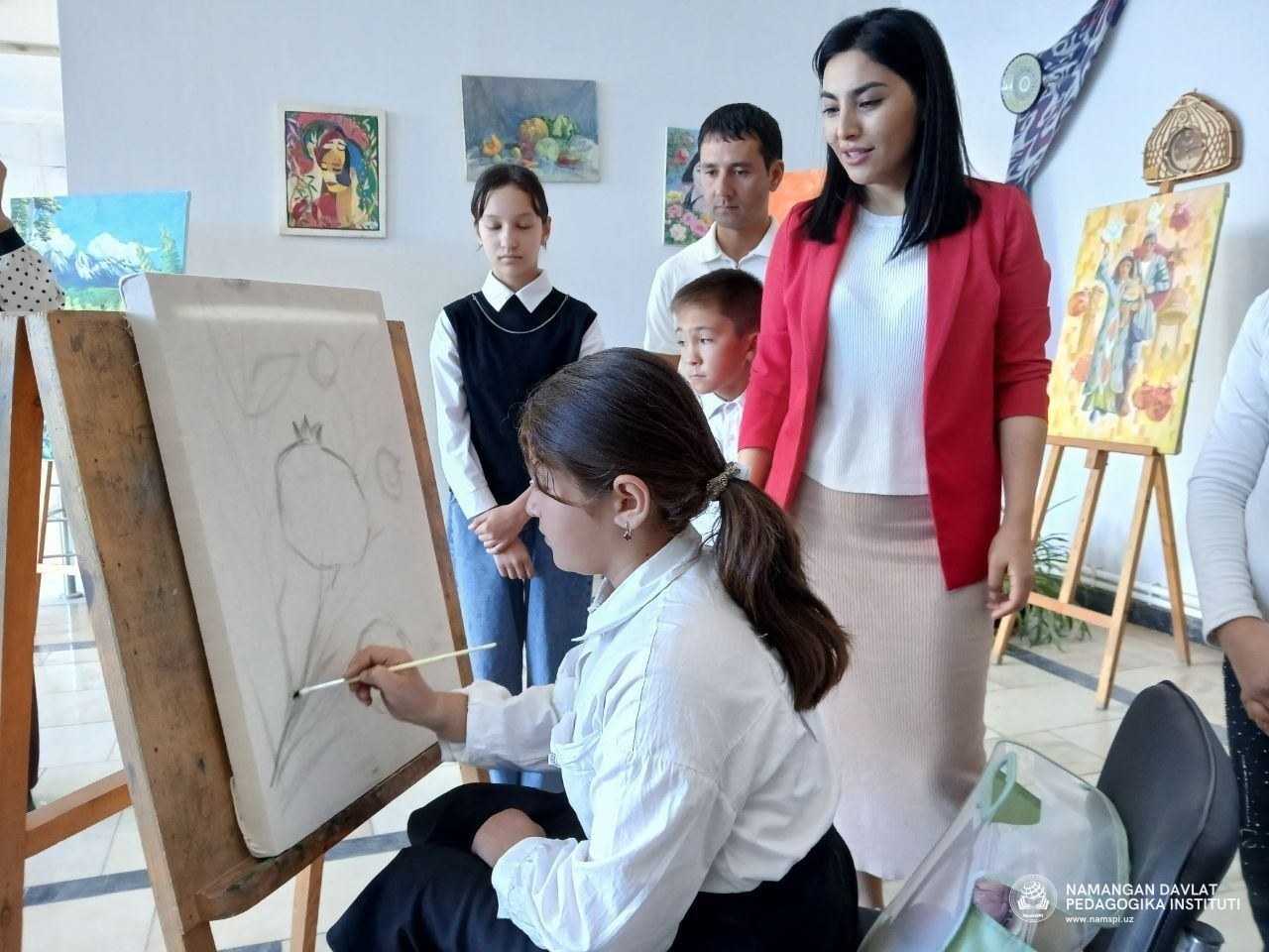 Chortoq tuman 14-sonli bolalar musiqa va san’at maktabida "Yoshlar kuni" munosabati bilan ilmiy-ijodiy tashrif